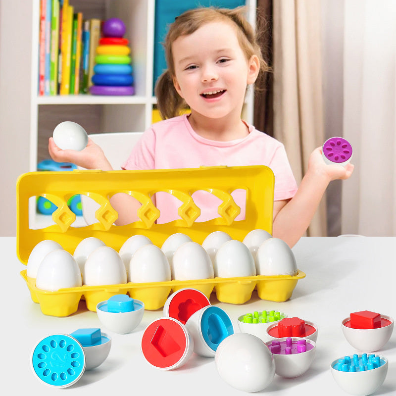 Baby Learning Educational Toy Smart Egg Toy Games Shape Matching and Sorters