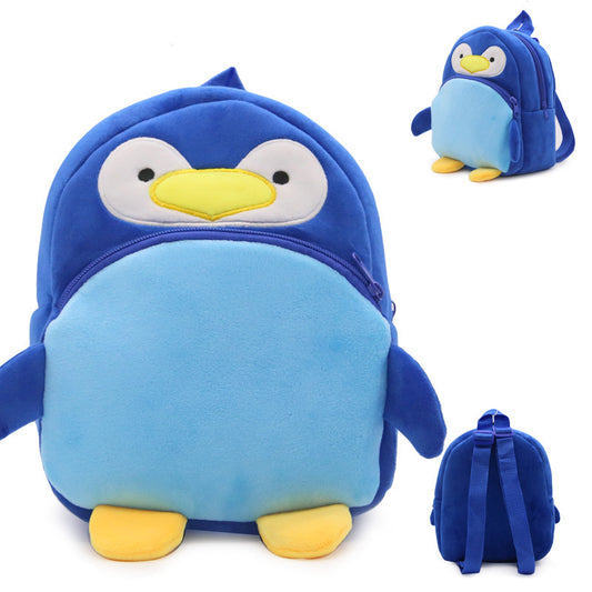 Baby boy and girl penguin toy bag