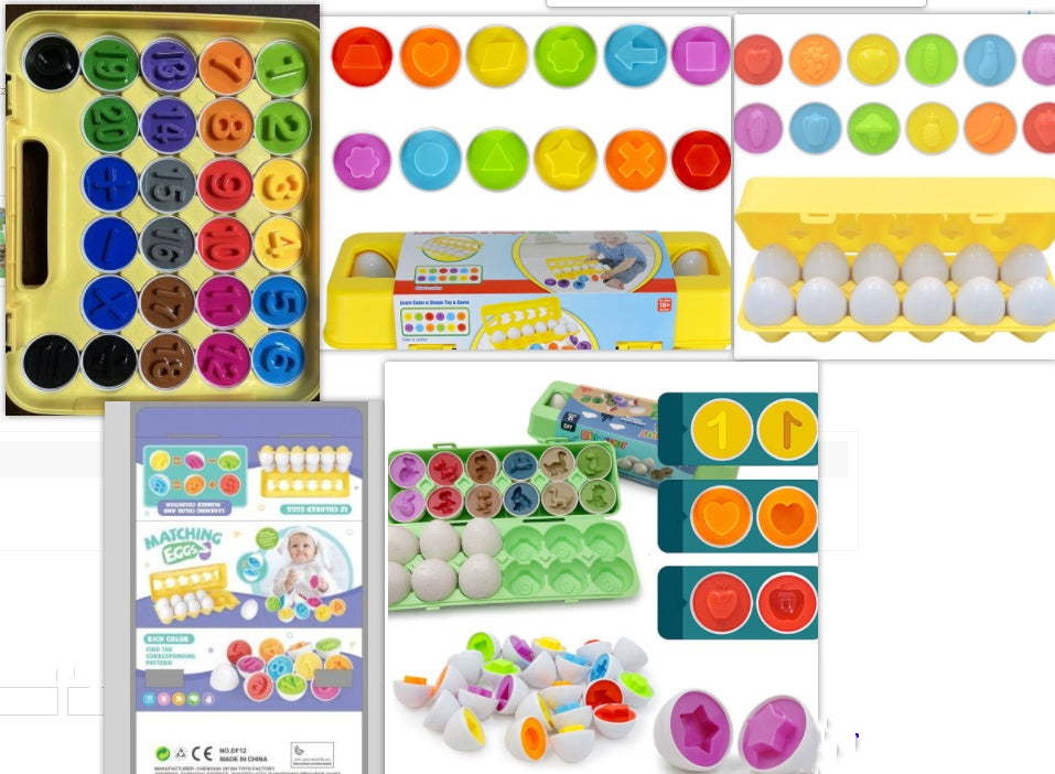 Baby Learning Educational Toy Smart Egg Toy Games Shape Matching and Sorters