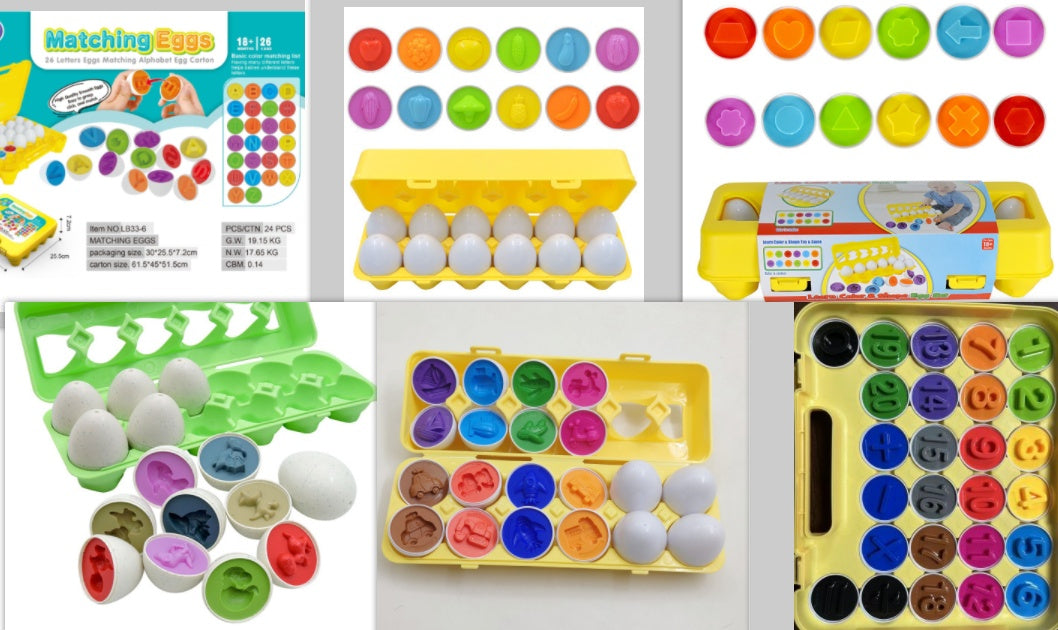 Baby Learning Educational Toy Smart Egg Toy Games Shape Matching and Sorters