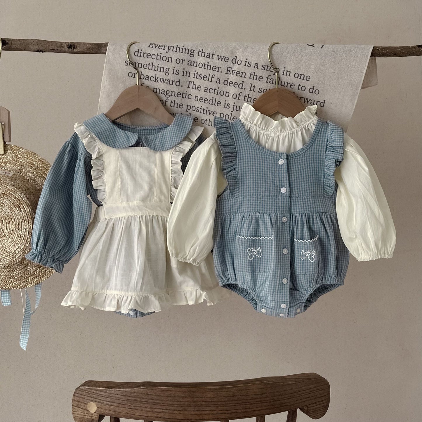 Infant Single-breasted Long Sleeve top